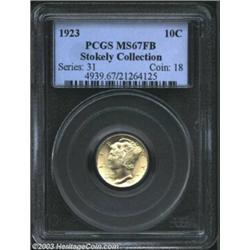 1923 10C MS67 Full Bands PCGS.