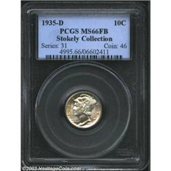 1935-D 10C MS66 Full Bands PCGS.