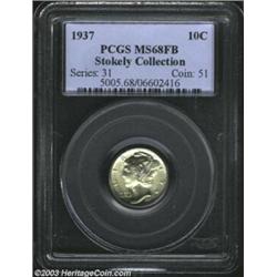 1937 10C MS68 Full Bands PCGS.