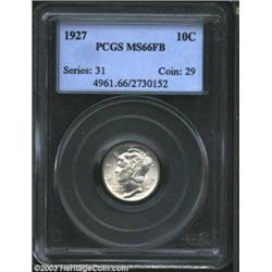 1927 10C MS66 Full Bands PCGS.