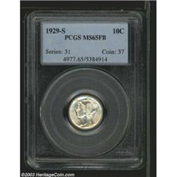 1929-S 10C MS65 Full Bands PCGS.