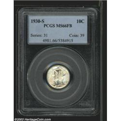 1930-S 10C MS66 Full Bands PCGS.