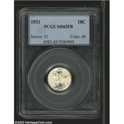 1931 10C MS65 Full Bands PCGS.