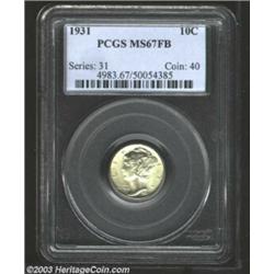 1931 10C MS67 Full Bands PCGS.