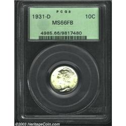 1931-D 10C MS66 Full Bands PCGS.