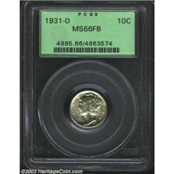 1931-D 10C MS66 Full Bands PCGS.