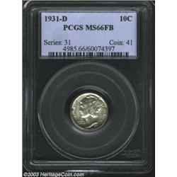 1931-D 10C MS66 Full Bands PCGS.