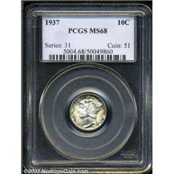 1937 10C MS68 PCGS.