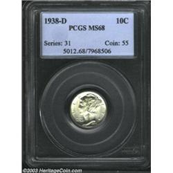 1938-D 10C MS68 PCGS.