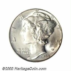 1940-D 10C MS68 Full Bands PCGS.