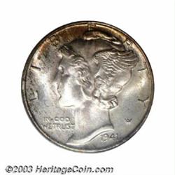 1941-D 10C MS68 Full Bands PCGS.