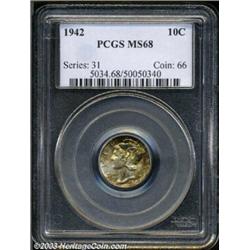 1942 10C MS68 PCGS.