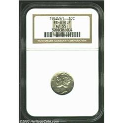 1942/1 10C AU55 NGC.