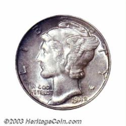1942/1-D 10C MS64 Full Bands PCGS.