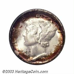 1943-D 10C MS68 Full Bands PCGS.
