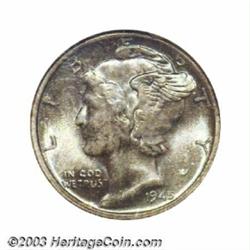 1945-S 10C MS68 Full Bands NGC.