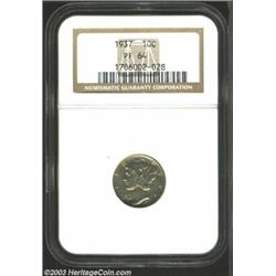 1937 10C PR64 NGC.