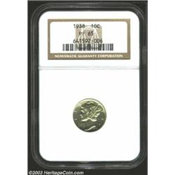 1938 10C PR65 NGC.