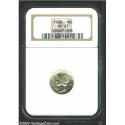 1938 10C PR67 NGC.