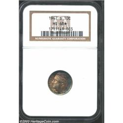 1947-S 10C MS68 * NGC.