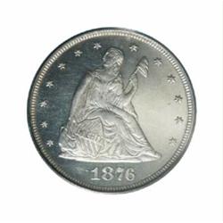 1876 20C PR64 Cameo PCGS.