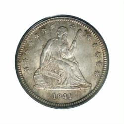 1841-O 25C MS64 PCGS.