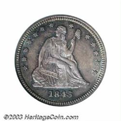 1845 25C MS65 PCGS.