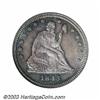 Image 1 : 1845 25C MS65 PCGS.