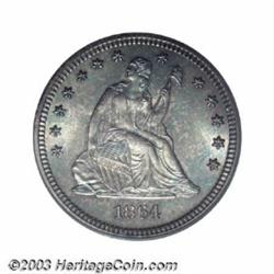 1864 25C MS65 PCGS.