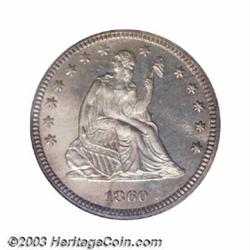 1860 25C PR65 PCGS.