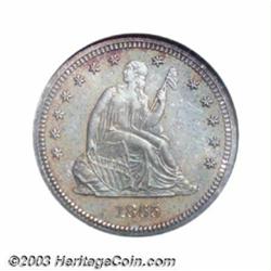 1865 25C PR66 NGC.