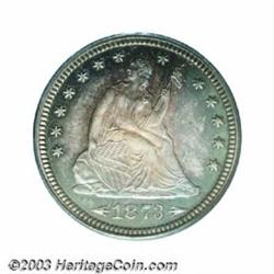 1873 25C Arrows PR64 PCGS.
