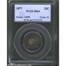 1877 25C PR64 PCGS.