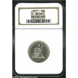 1877 25C PR65 NGC.