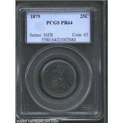 1879 25C PR64 PCGS.