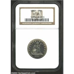 1882 25C PR63 NGC.