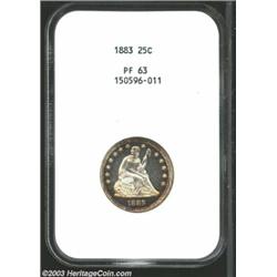 1883 25C PR63 NGC.