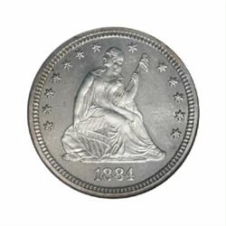 1884 25C PR66 NGC.