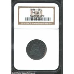1886 25C PR65 NGC.