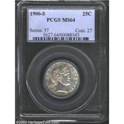 1900-S 25C MS64 PCGS.