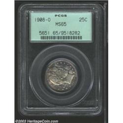 1908-O 25C MS65 PCGS.