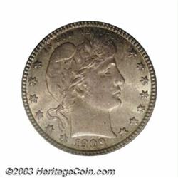 1909-O 25C MS64 PCGS.