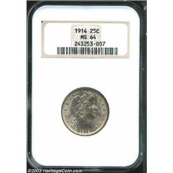 1914 25C MS64 NGC.