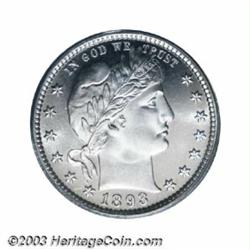 1893 25C PR67 Cameo PCGS.