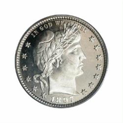1897 25C PR67 Deep Cameo PCGS.
