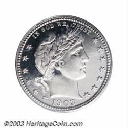1903 25C PR66 Cameo PCGS.