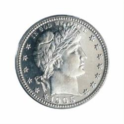1905 25C PR66 Cameo PCGS.