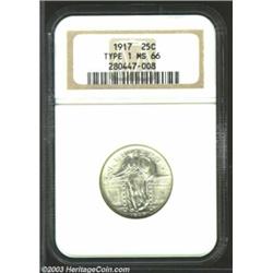 1917 25C Type One MS66 NGC.