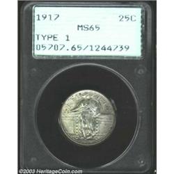 1917 25C Type One MS65 Full Head PCGS.
