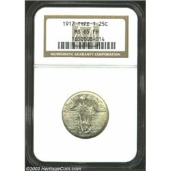 1917 25C Type One MS65 Full Head NGC.